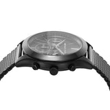 Buy Shop Michael Kors Slim Runway Chronograph Black Dial Black Mesh Bracelet Watch For Men - MK9060 USA Online