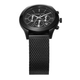 Buy Shop Michael Kors Slim Runway Chronograph Black Dial Black Mesh Bracelet Watch For Men - MK9060 USA Online