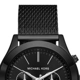 Buy Shop Michael Kors Slim Runway Chronograph Black Dial Black Mesh Bracelet Watch For Men - MK9060 USA Online