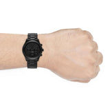 Buy Shop Michael Kors Slim Runway Chronograph Black Dial Black Steel Strap Watch For Men - MK8919 USA Online