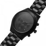 Buy Shop Michael Kors Slim Runway Chronograph Black Dial Black Steel Strap Watch For Men - MK8919 USA Online