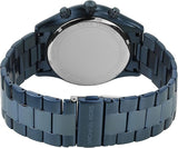 Buy Shop Michael Kors Slim Runway Chronograph Black Dial Blue Steel Strap Watch for Men - MK8918 USA Online