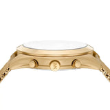 Buy Shop Michael Kors Slim Runway Chronograph Black Dial Gold Mesh Strap Watch For Men - MK9057 USA Online