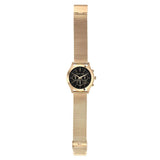 Buy Shop Michael Kors Slim Runway Chronograph Black Dial Gold Mesh Strap Watch For Men - MK9057 USA Online
