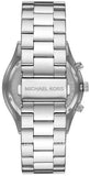 Buy Shop Michael Kors Slim Runway Chronograph Blue Dial Silver Steel Strap Watch For Men - MK8917 USA Online