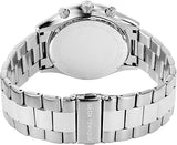 Buy Shop Michael Kors Slim Runway Chronograph Blue Dial Silver Steel Strap Watch For Men - MK8917 USA Online