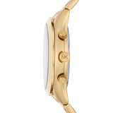 Buy Shop Michael Kors Slim Runway Chronograph Gold Dial Gold Steel Strap Watch For Men - MK8909 USA Online