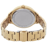 Buy Shop Michael Kors Slim Runway Crystals Gold Dial Gold Steel Strap Watch for Women - MK4659 USA Online