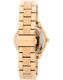 Buy Shop Michael Kors Slim Runway Gold Dial Gold Steel Strap Watch For Women - MK3456 USA Online