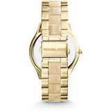 Buy Shop Michael Kors Slim Runway Gold Dial Two Tone Gold Strap Watch for Women - MK4285 USA Online