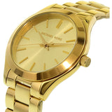 Buy Shop Michael Kors Slim Runway Gold Dial Two Tone Gold Strap Watch for Women - MK4285 USA Online