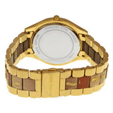 Buy Shop Michael Kors Slim Runway Gold Dial Two Tone Steel Strap Watch for Women - MK4300 USA Online