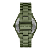 Buy Shop Michael Kors Slim Runway Green Dial Green Steel Strap Watch for Women - MK4526 USA Online