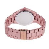 Buy Shop Michael Kors Slim Runway Pink Dial Pink Steel Strap Watch For Women - MK4456 USA Online