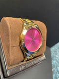 Buy Shop Michael Kors Slim Runway Pink Dial Rose Gold Steel Strap Watch for Women - MK3264 USA Online
