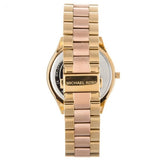 Buy Shop Michael Kors Slim Runway Pink Dial Two Tone Steel Strap Watch for Women - MK3493 USA Online