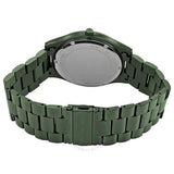 Buy Shop Michael Kors Slim Runway Quartz Black Dial Green Steel Strap Watch For Men - MK8715 USA Online