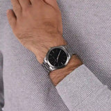 Buy Shop Michael Kors Slim Runway Quartz Black Dial Grey Steel Strap Watch For Men - MK1044 USA Online