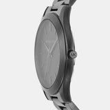 Buy Shop Michael Kors Slim Runway Quartz Black Dial Grey Steel Strap Watch For Men - MK1044 USA Online