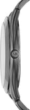Buy Shop Michael Kors Slim Runway Quartz Black Dial Grey Steel Strap Watch For Men - MK1044 USA Online