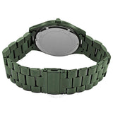 Buy Shop Michael Kors Slim Runway Quartz Black Dial Green Steel Strap Watch For Men - MK8715 USA Online