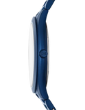 Buy Shop Michael Kors Slim Runway Quartz Blue Dial Blue Steel Strap Watch For Women - MK4503 USA Online