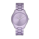 Buy Shop Michael Kors Slim Runway Quartz Purple Dial Purple Steel Strap Watch For Women - MK4540 USA Online