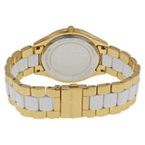Buy Shop Michael Kors Slim Runway Quartz White Dial Two Tone Steel Strap Watch For Women - MK4295 USA Online