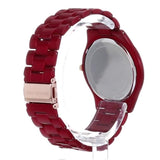 Buy Shop Michael Kors Slim Runway Red Dial Red Steel Strap Watch For Women - MK3895 USA Online