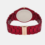 Buy Shop Michael Kors Slim Runway Red Dial Red Steel Strap Watch For Women - MK3895 USA Online