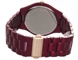 Buy Shop Michael Kors Slim Runway Red Dial Red Steel Strap Watch For Women - MK3895 USA Online