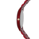 Buy Shop Michael Kors Slim Runway Red Dial Red Steel Strap Watch For Women - MK3895 USA Online