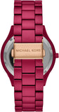 Buy Shop Michael Kors Slim Runway Red Dial Red Steel Strap Watch For Women - MK4505 USA Online