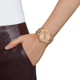 Buy Shop Michael Kors Slim Runway Rose Gold Dial Rose Gold Steel Strap Watch for Women - MK3197 USA Online