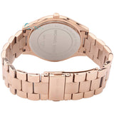 Buy Shop Michael Kors Slim Runway Rose Gold Dial Rose Gold Steel Strap Watch for Women - MK3197 USA Online