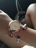 Buy Shop Michael Kors Slim Runway Rose Gold Dial Rose Gold Steel Strap Watch for Women - MK3223 USA Online