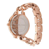 Buy Shop Michael Kors Slim Runway Rose Gold Dial Rose Gold Steel Strap Watch for Women - MK3223 USA Online