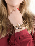Buy Shop Michael Kors Slim Runway Rose Gold Dial Rose Gold Steel Strap Watch for Women - MK3513 USA Online