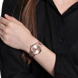 Buy Shop Michael Kors Slim Runway Rose Gold Dial Rose Gold Steel Strap Watch for Women - MK3513 USA Online