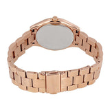Buy Shop Michael Kors Slim Runway Rose Gold Dial Rose Gold Steel Strap Watch for Women - MK3513 USA Online