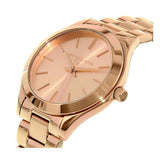 Buy Shop Michael Kors Slim Runway Rose Gold Dial Rose Gold Steel Strap Watch for Women - MK3513 USA Online