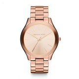 Buy Shop Michael Kors Slim Runway Rose Gold Dial Rose Gold Steel Strap Watch for Women - MK3513 USA Online