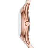 Buy Shop Michael Kors Slim Runway Rose Gold Dial Rose Gold Steel Strap Watch for Women - MK3549 USA Online