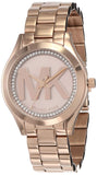 Buy Shop Michael Kors Slim Runway Rose Gold Dial Rose Gold Steel Strap Watch for Women - MK3549 USA Online