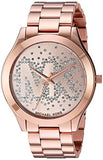 Buy Shop Michael Kors Slim Runway Rose Gold Dial Rose Gold Steel Strap Watch for Women - MK3591 USA Online