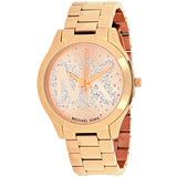 Buy Shop Michael Kors Slim Runway Rose Gold Dial Rose Gold Steel Strap Watch for Women - MK3591 USA Online