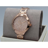 Buy Shop Michael Kors Slim Runway Rose Gold Dial Rose Gold Steel Strap Watch for Women - MK4658 USA Online