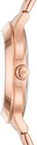 Buy Shop Michael Kors Slim Runway Rose Gold Dial Rose Gold Steel Strap Watch for Women - MK4658 USA Online