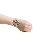 Buy Shop Michael Kors Slim Runway Rose Gold Dial Two Tone Steel Strap Watch for Women - MK4294 USA Online