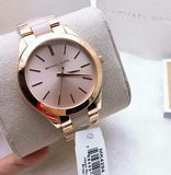 Buy Shop Michael Kors Slim Runway Rose Gold Dial Two Tone Steel Strap Watch for Women - MK4294 USA Online